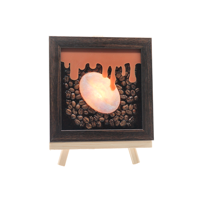 Lampa ealaíne insamhalta caife ómra - cumhráin caife póg lampa