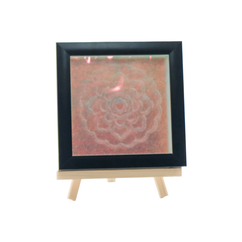 Lampa criostail bán patrún bláthanna gorm - Tianxiang Ripples